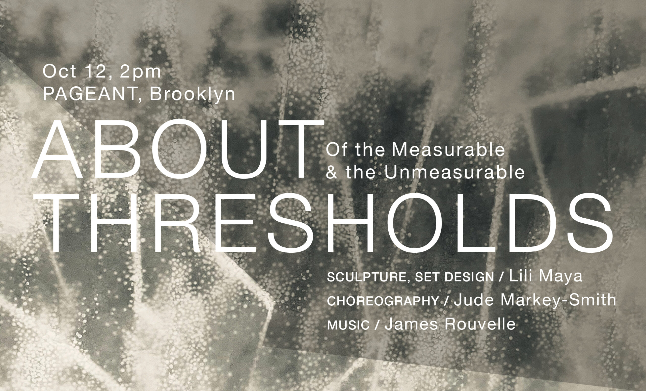 About Thresholds - Of the Measurable and the Unmeasurable